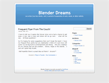 Tablet Screenshot of blenderdreams.com
